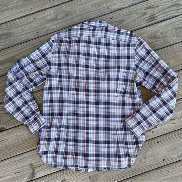 John Varvatos U.S.A. Button Up Plaid Shirt - Picture 2 of 13